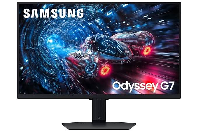 Samsung 27 Inch Odyssey G7 4K Smart Gaming Monitor LS27FG700EWXXL