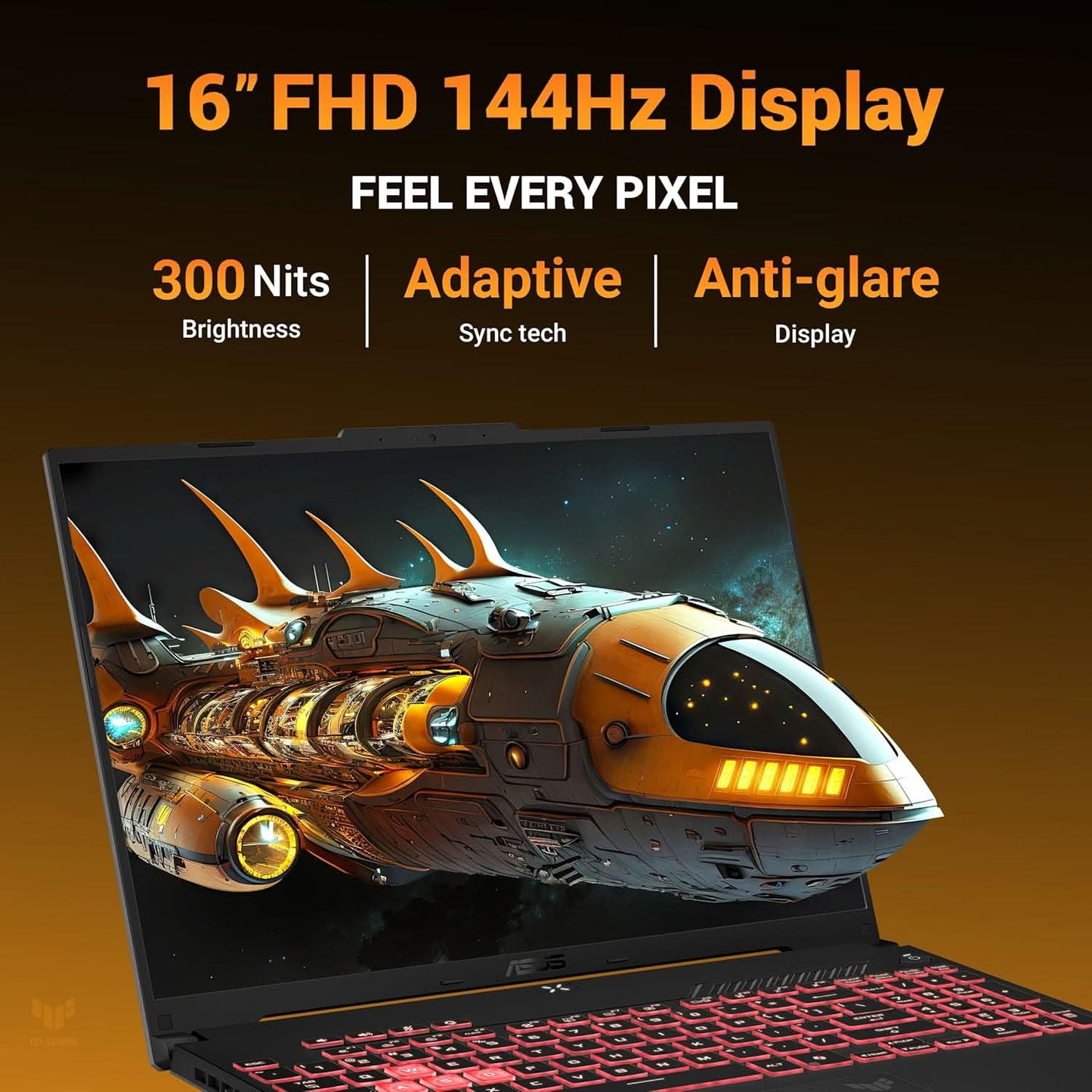 ASUS TUF Gaming A16 Gaming Laptop, AMD Ryzen 7 7445HS, 32GB, 1TB SSD, GeForce RTX 4050-6GB GDDR6 Laptop GPU, 16 Inch FHD+, Win 11, MS Office 2024, Mecha Gray, FA607NUG-RL191WS