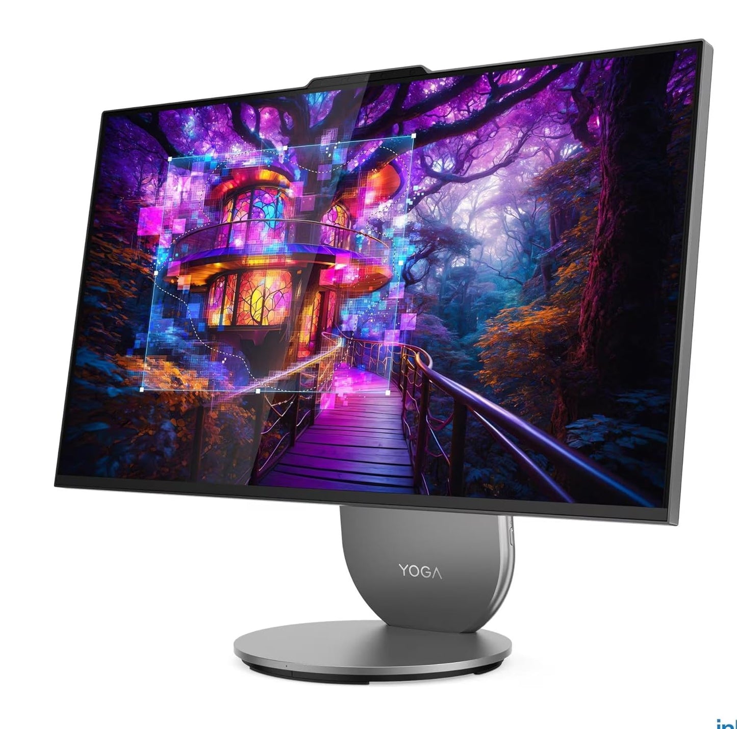 LENOVO YOGA AIO INTEL CORE ULTRA 9 285H 27" QHD IPS (32GB RAM/1TB SSD/AI PC/WINDOWS11/MICROSOFT 365 BASIC + OFFICE HOME 2024/WIRELESS EUTERPE KEYBOARD & MOUSE, GREY), F0J2003FIN ALL-IN-ONE DESKTOP