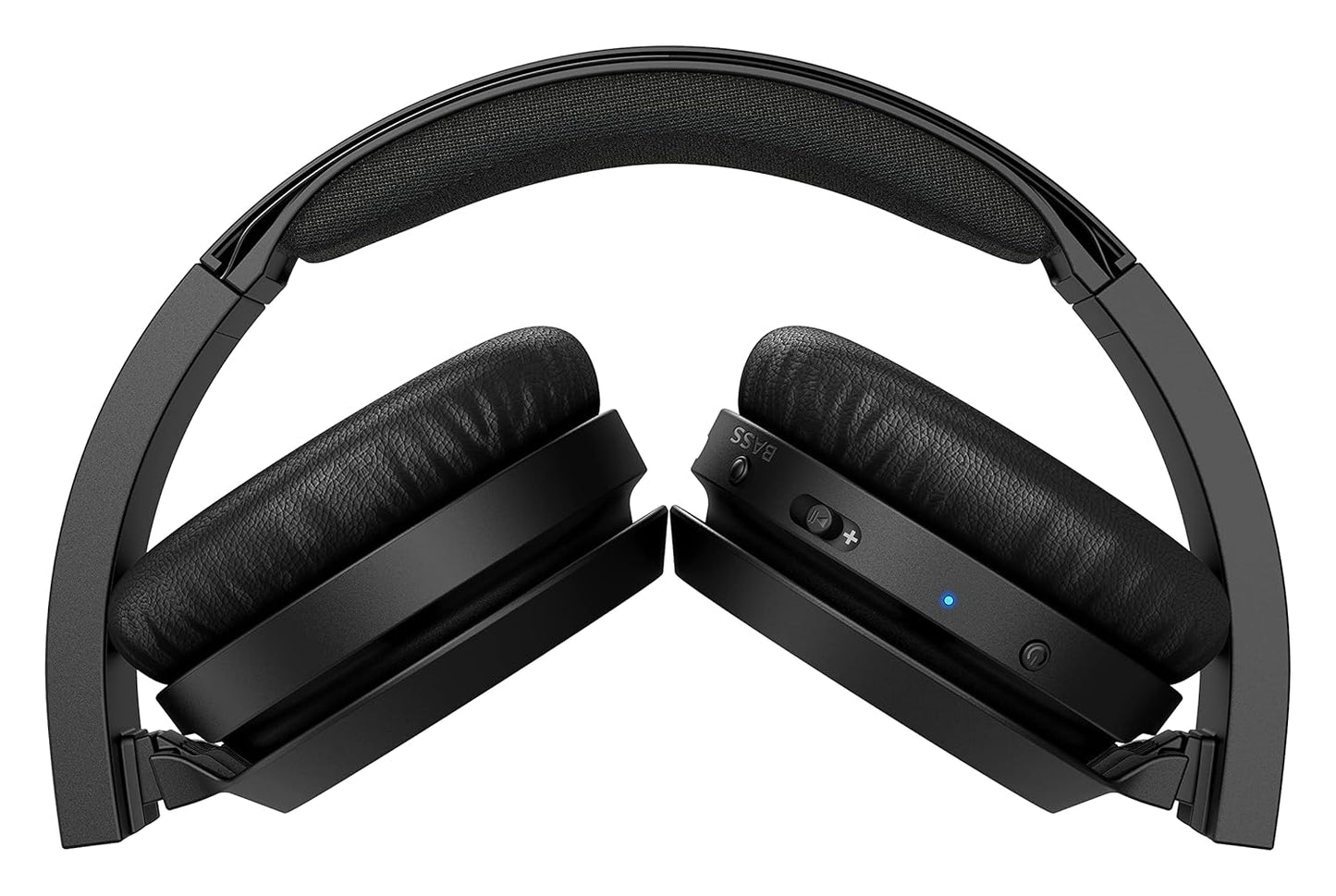 PHILIPS AUDIO TAH4205XTBK/00 BLUETOOTH 5.0, BASS BOOSTER, QUICK CHARGING UPTO 29H PLAYTIME, 32MM DRIVER, COMPACT FOLDING DESIGN BLUETOOTH WIRELESS ON EAR HEADPHONES WITH MIC (BLACK)