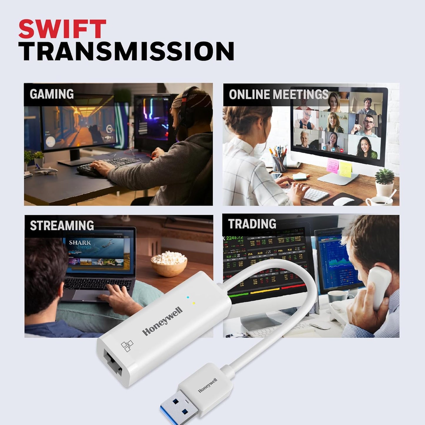 HONEYWELL HIGH-SPEED USB 3.1 TO RJ45 GIGABIT ETHERNET ADAPTER