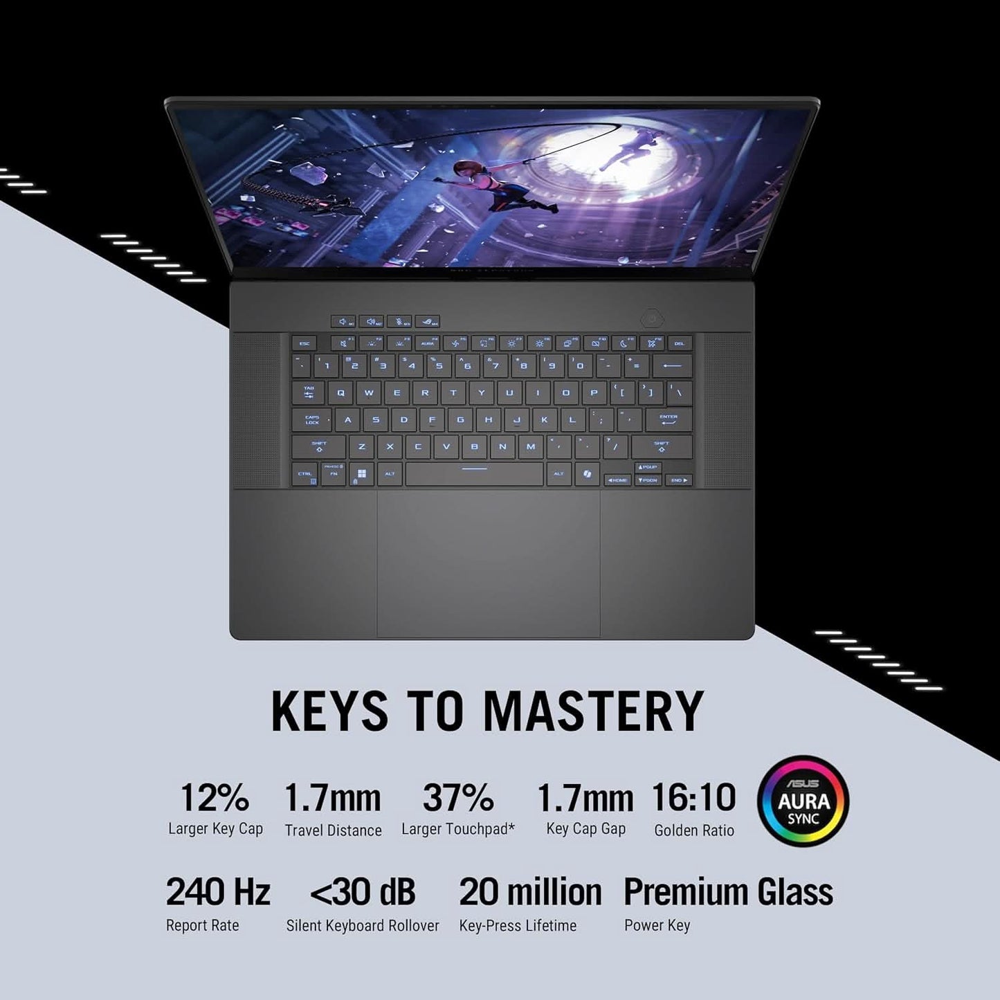 ASUS ROG ZEPHYRUS G16,AMD RYZEN AI 9 HX 370 GAMING LAPTOP(NVIDIA RTX 4060-8GB/100W TGP/16GB/1TB/2.5K QHD+/16 INCH/240HZ/WINDOWS 11/M365 BASIC (1YEAR)*/OFFICE HOME 2024/ECLIPSE GRAY/1.85 KG)GA605WV-QP478WS