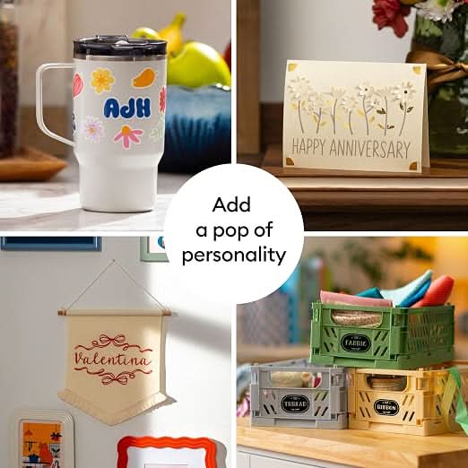Cricut Joy 2 Coral Deluxe Bundle, Special Festival Edition, Digital Content, Compact Smart Cutting Machine