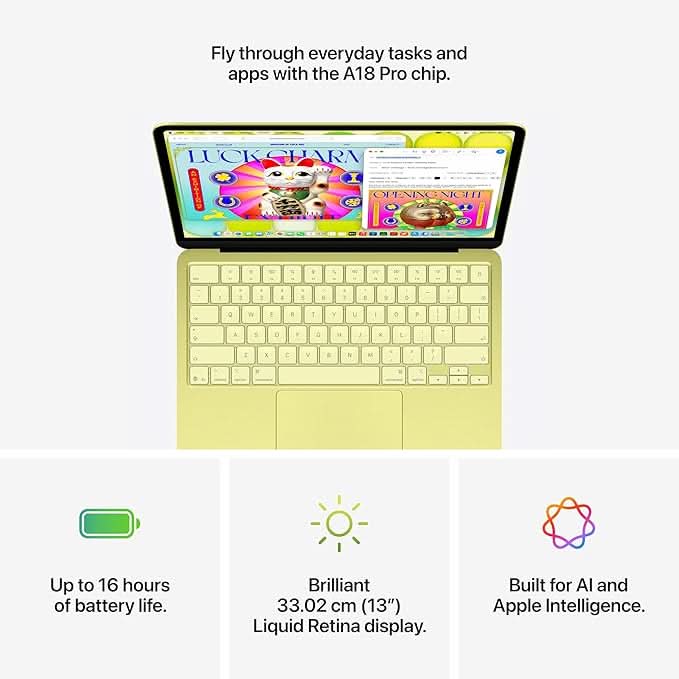 Apple 13-inch MacBook Neo A18 Pro chip with 6 core CPU and 5 core GPU, 8GB, 256GB SSD - Silver