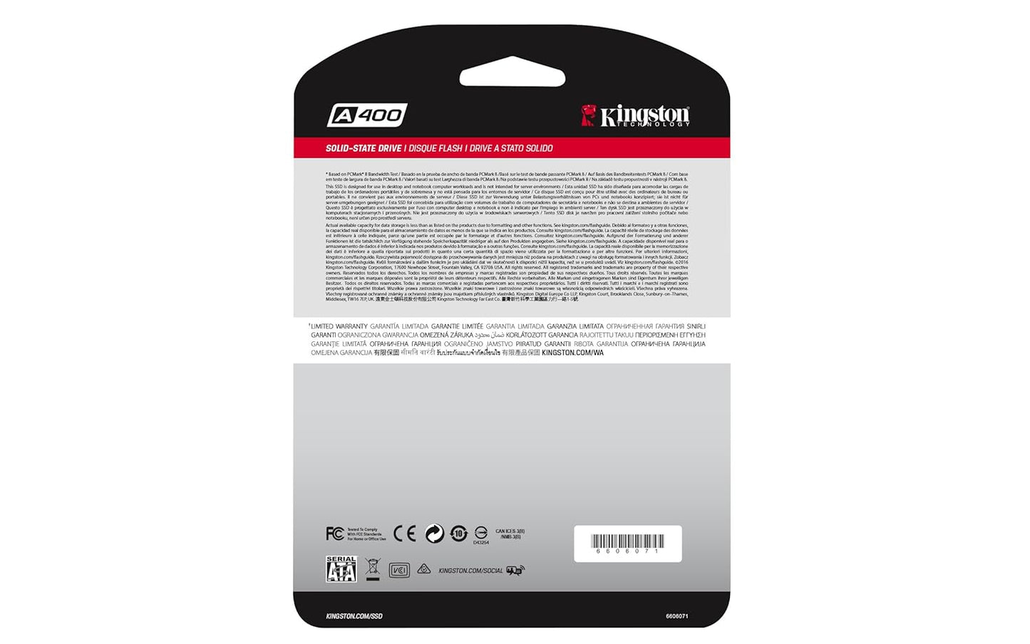 KINGSTON A400 240GB INTERNAL SATA SSD SA400S37/240GIN