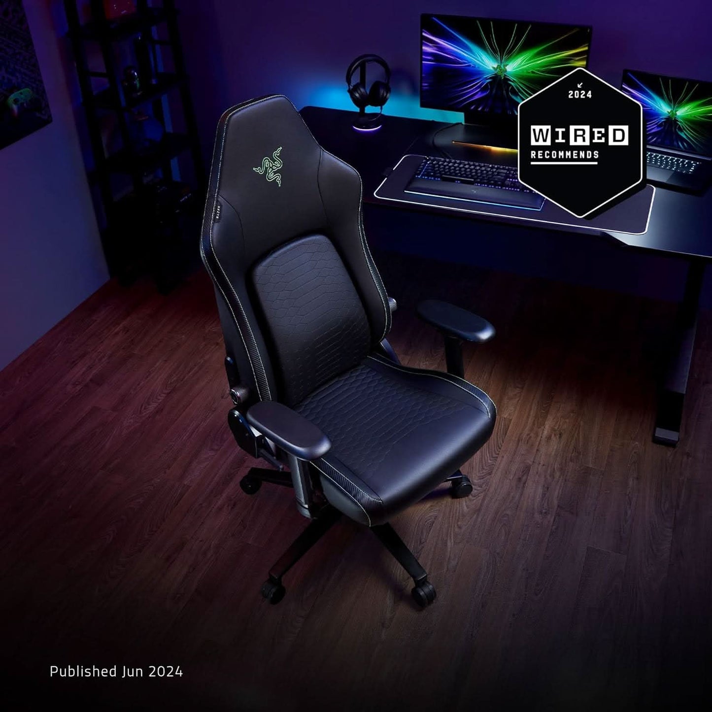 Razer Iskur V2 - Gaming Chair with Built-In Lumbar Support - RZ38-04900100-R3U1