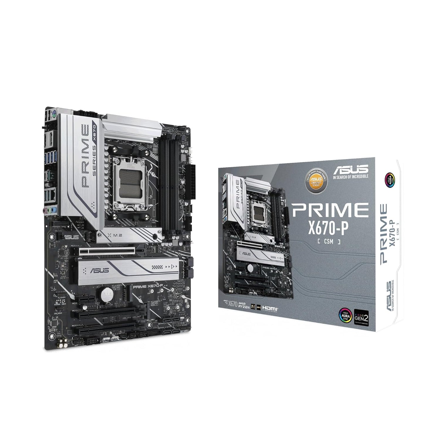 ASUS PRIME X670 P-CSM AMD AM5 MOTHERBOARD