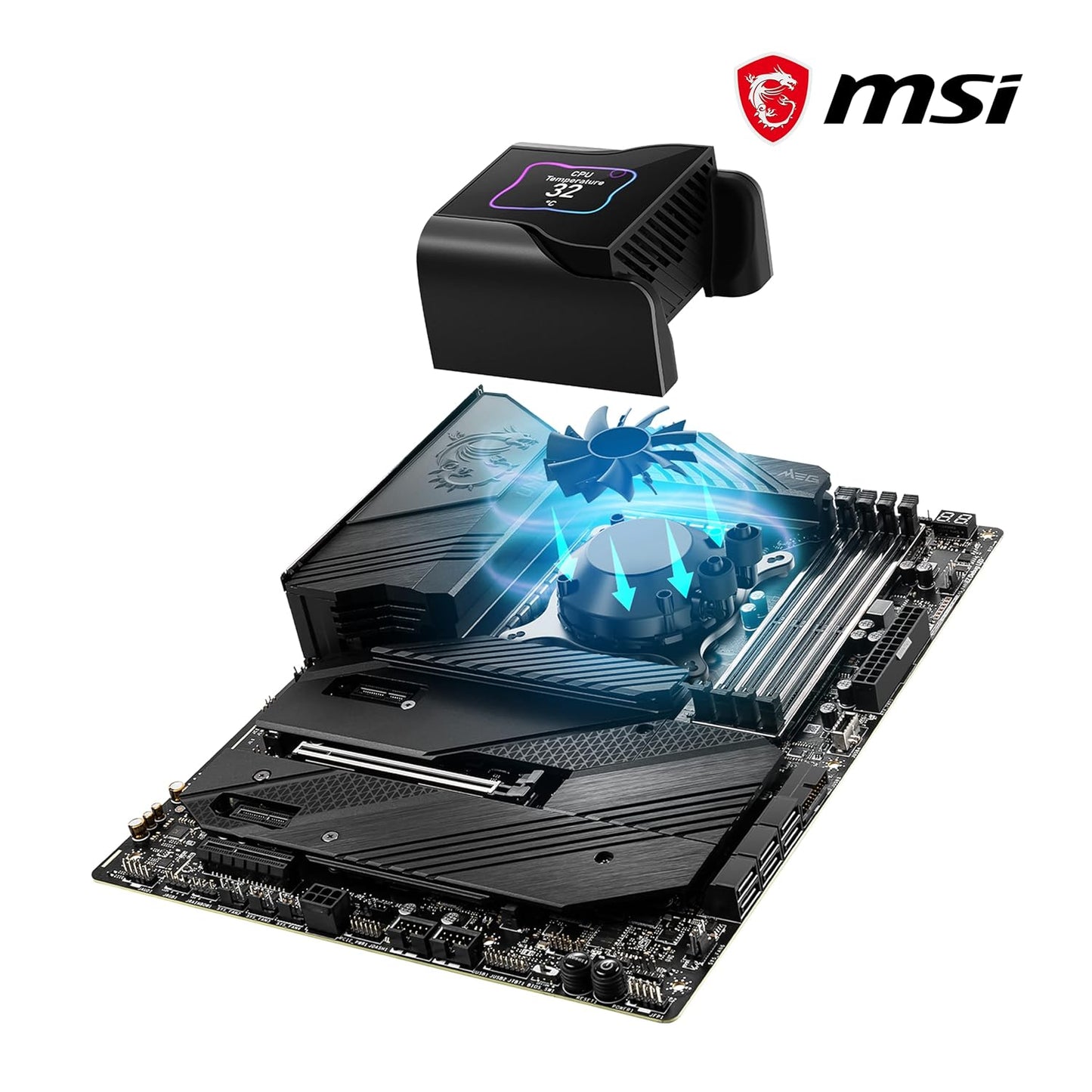 MSI MAG CORELIQUID S360 360MM AIO LIQUID COOLER BLACK