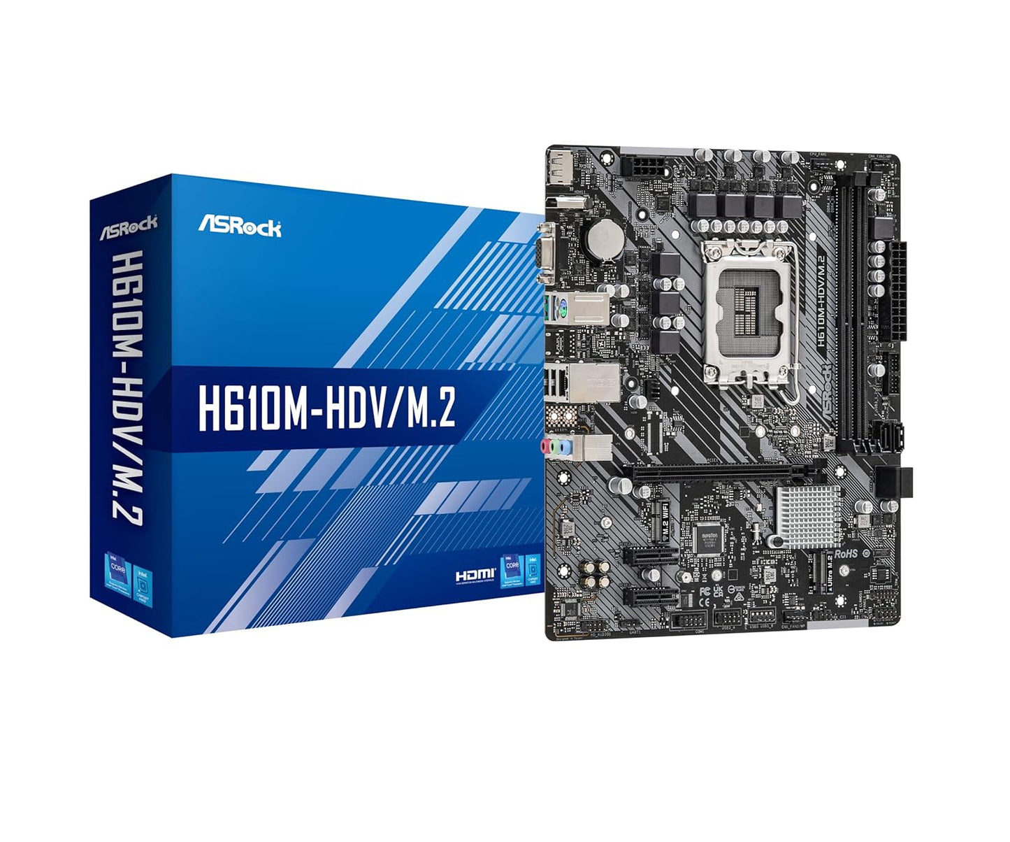 ASROCK H610M-HDV/M.2 MICROATX MOTHERBOARD