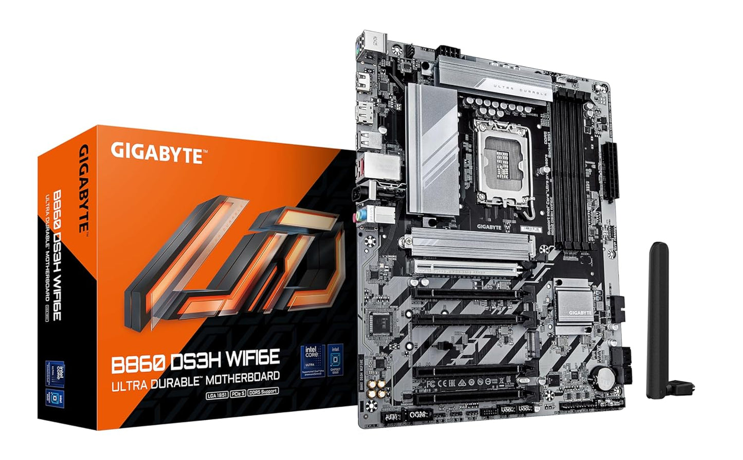 GIGABYTE B860M DS3H WIFI6E MICRO-ATX MOTHERBOARD