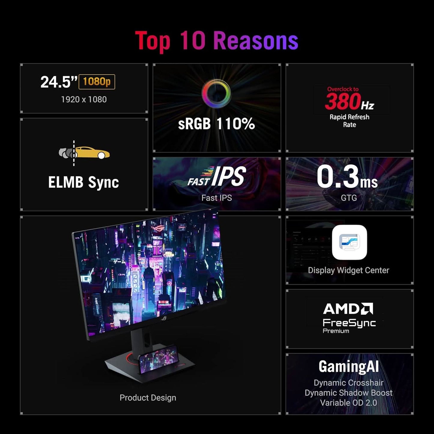 ASUS ROG STRIX XG259QNS GAMING MONITOR