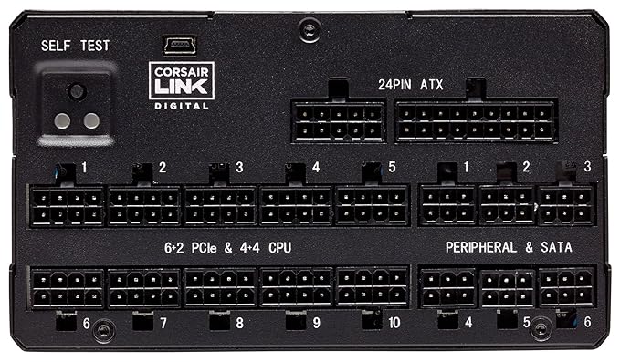 CORSAIR 1600W AX1600I 80 PLUS TITANIUM FULLY MODULAR SMPS CP-9020087- IN