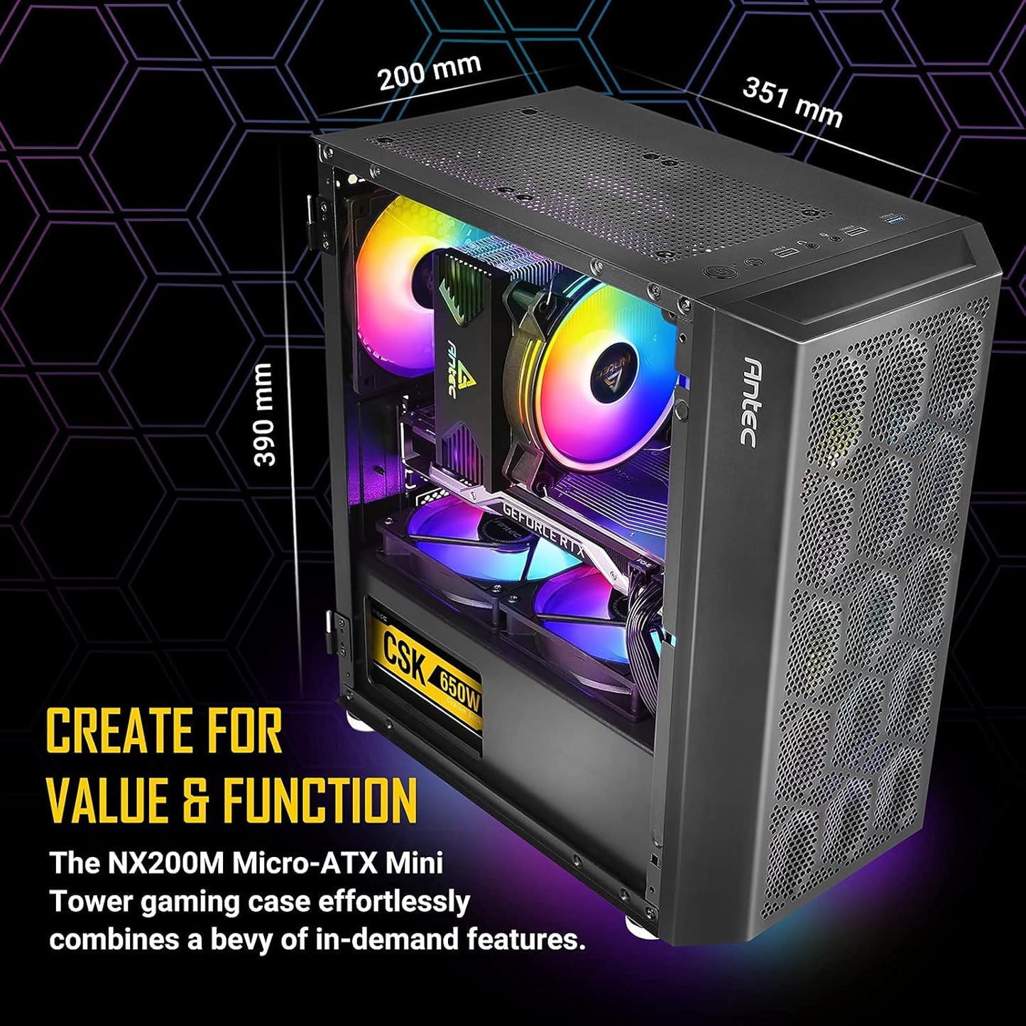 ANTEC NX200 MID-TOWER RGB CABINET