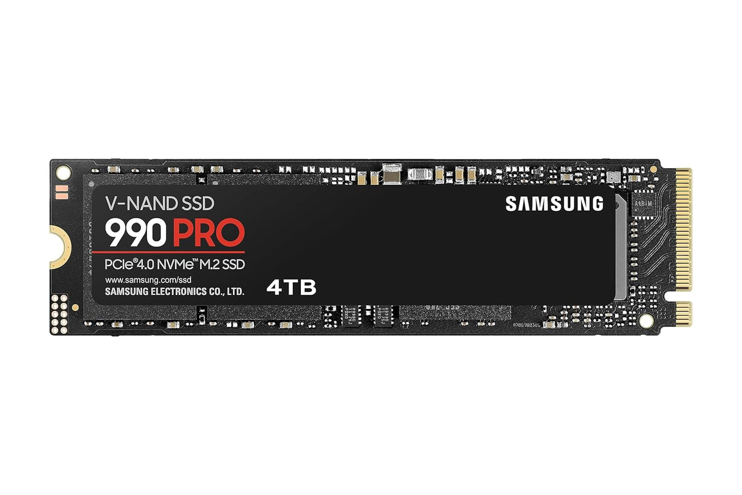 SAMSUNG 990 PRO SSD 4TB - MZ-V9P4T0BW, BLACK