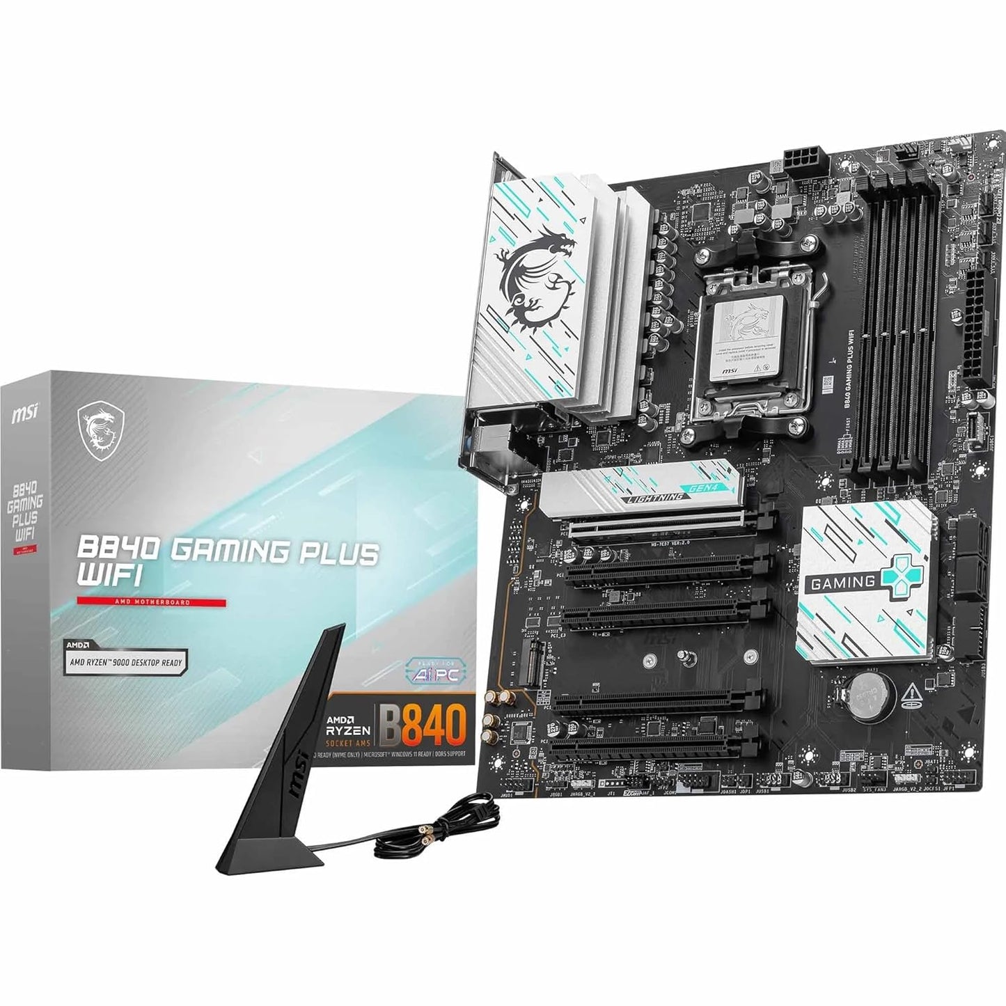MSI B840 GAMING PLUS WIFI MOTHERBOARD