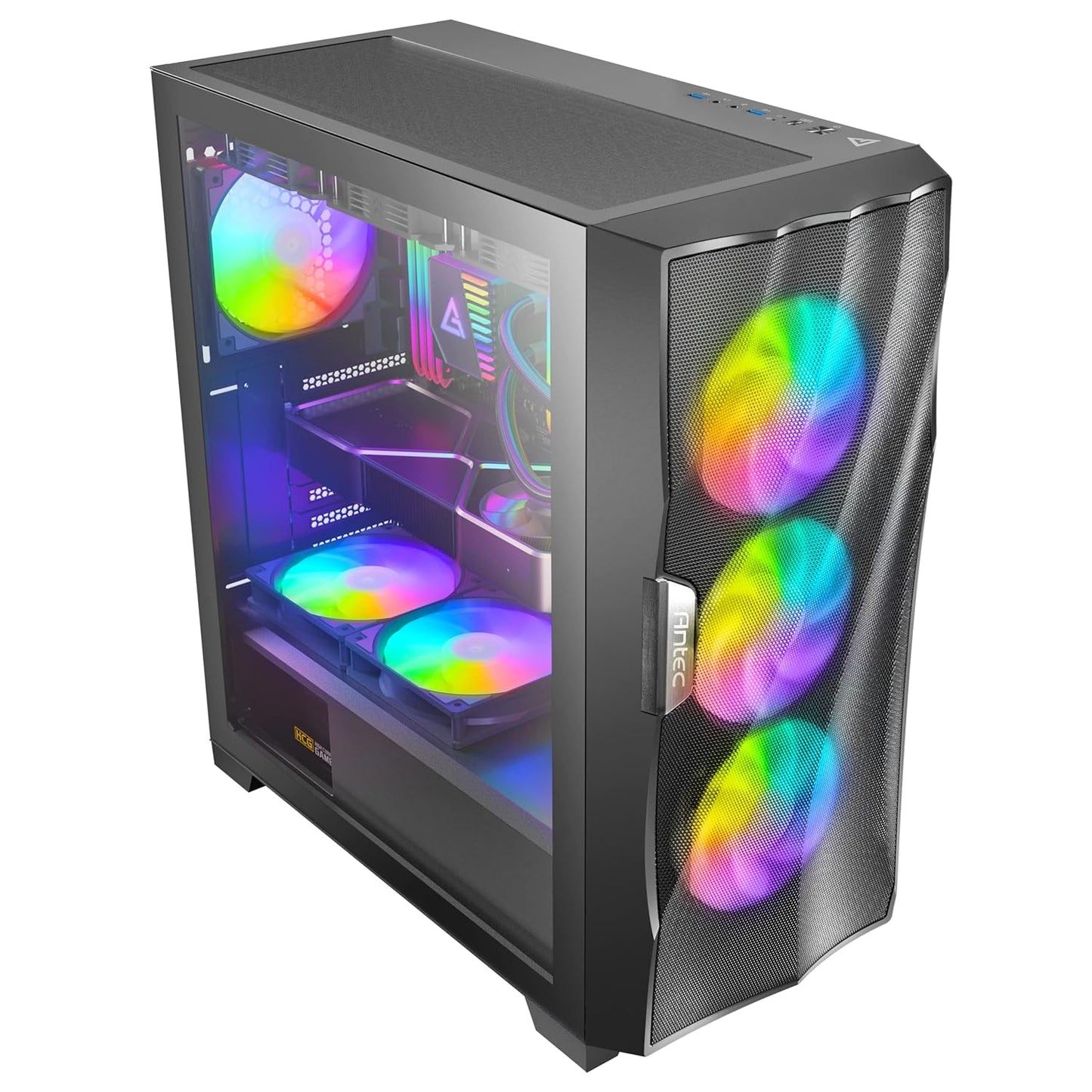 ANTEC DF700 FLUX ARGB ATX MID TOWER CABINET (BLACK)