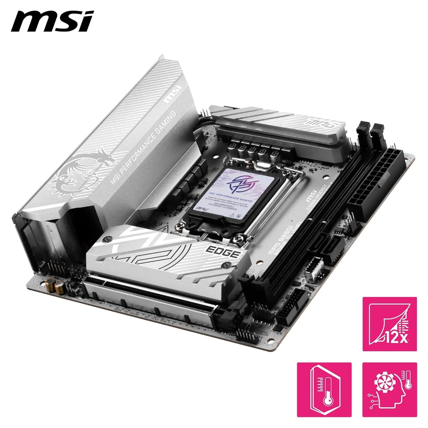 MSI B860I MPG EDGE TI WIFI LGA1851 MINI-ITX MOTHERBOARD