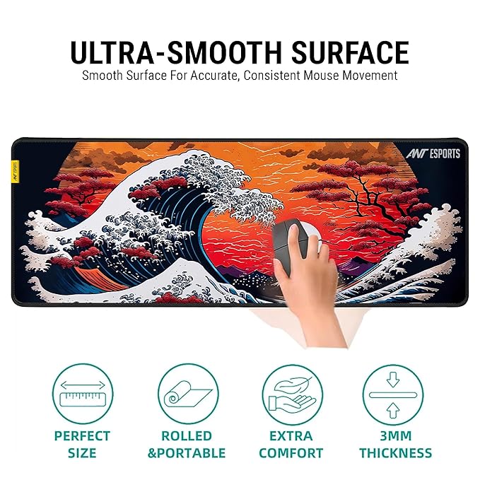 ANT ESPORTS CHERRY STORM GAMING MOUSEPAD - CHERRY RED