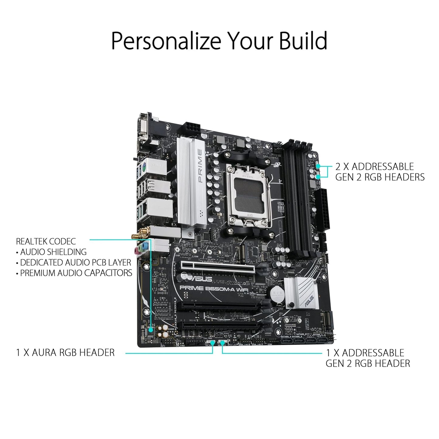 Asus B650M-AYW WIFI M-ATX Motherboard DDR5