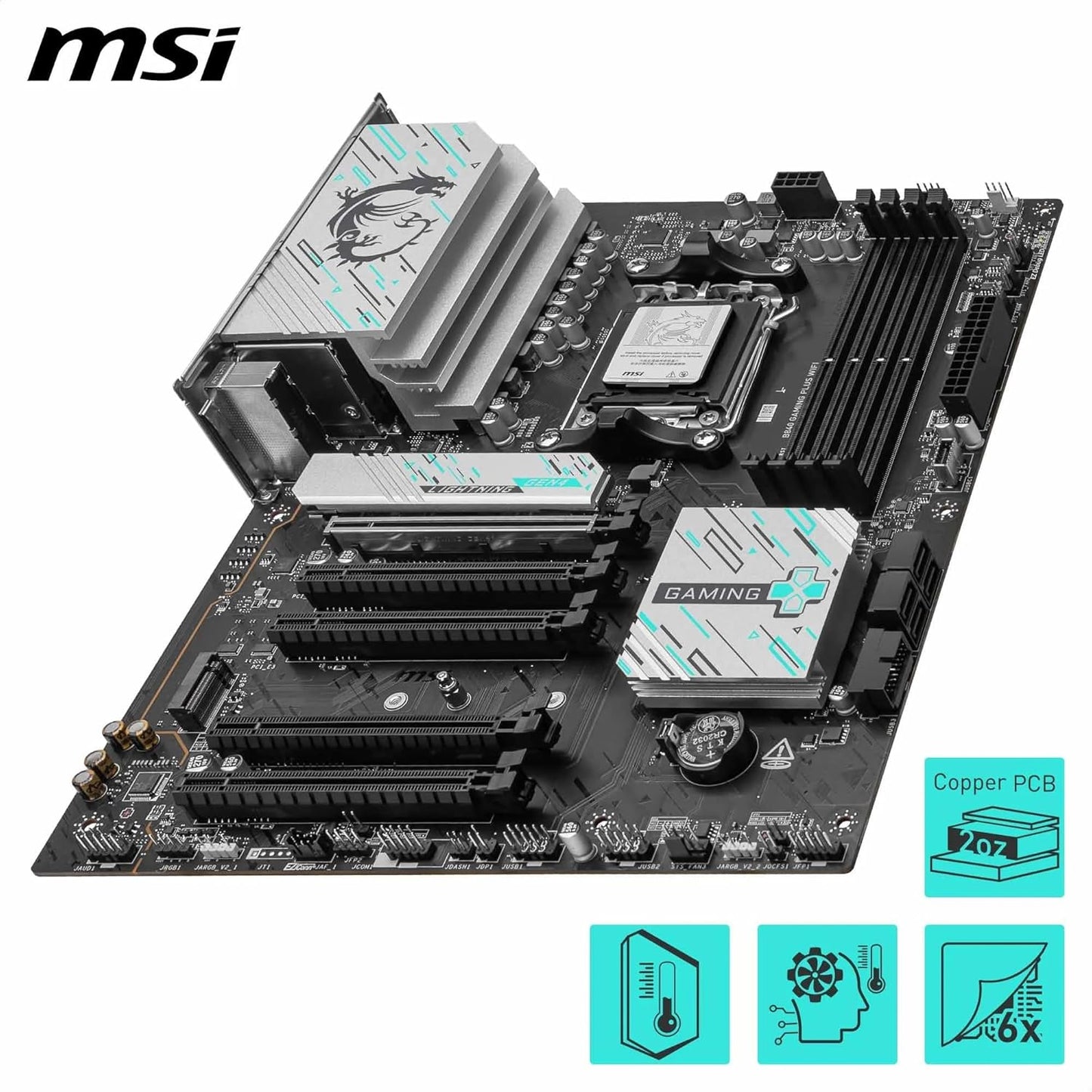MSI B840 GAMING PLUS WIFI MOTHERBOARD