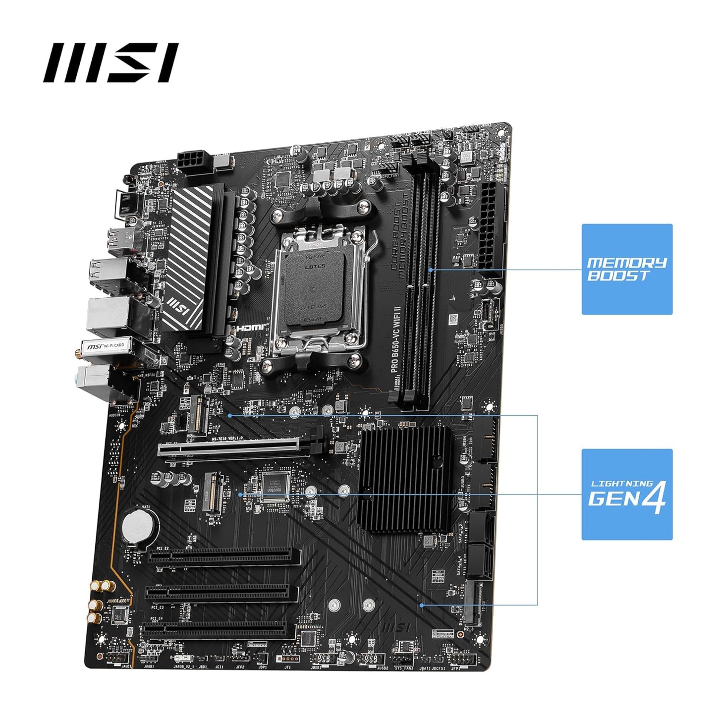 MSI PRO B650-VC WIFI II MOTHERBOARD