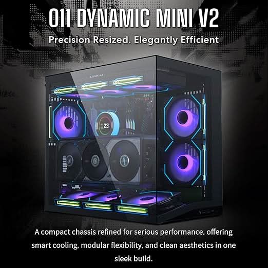 LIAN LI O11D Mini V2 Flow ATX Mid-Tower Case