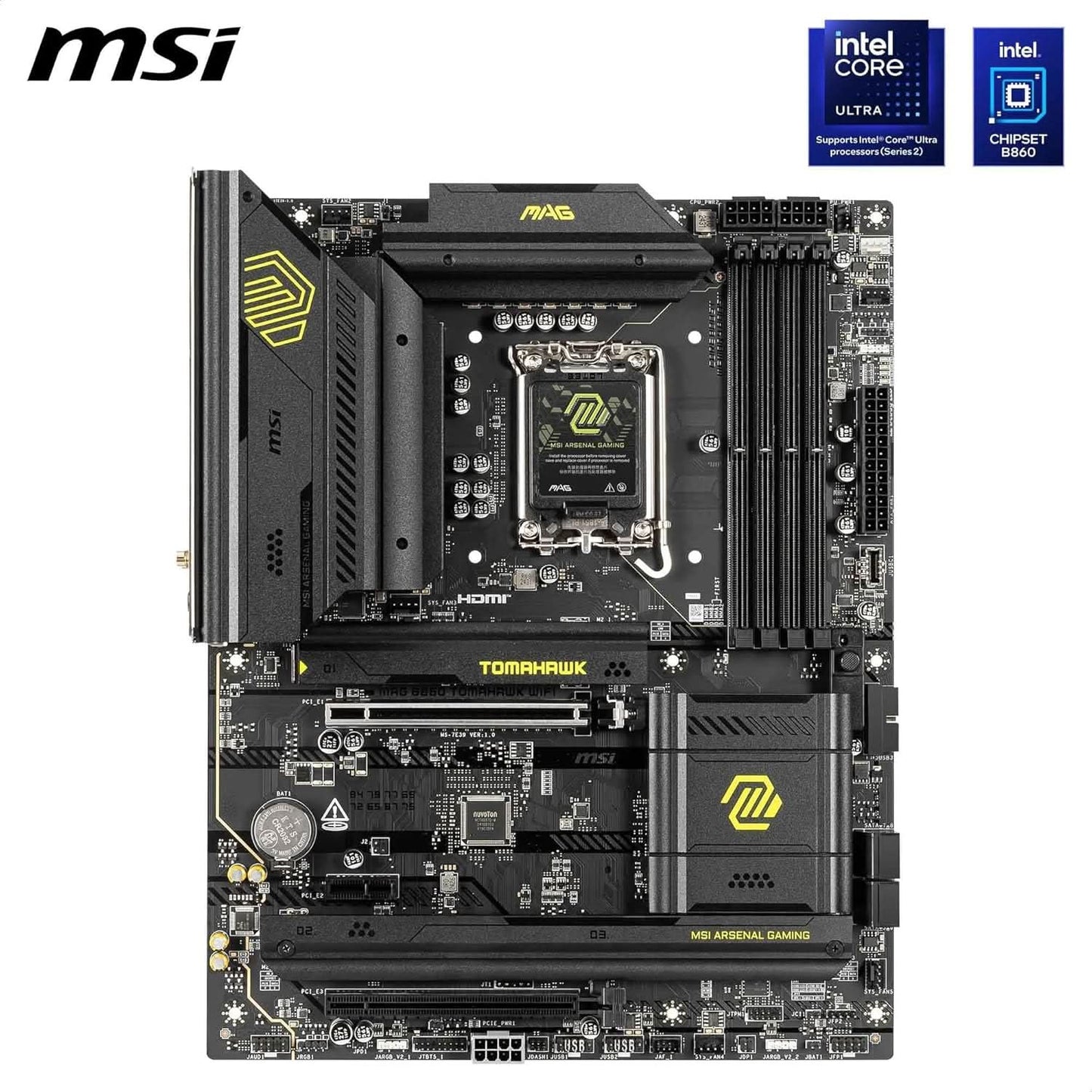 MSI MAG B860 TOMAHAWK WIFI MOTHERBOARD