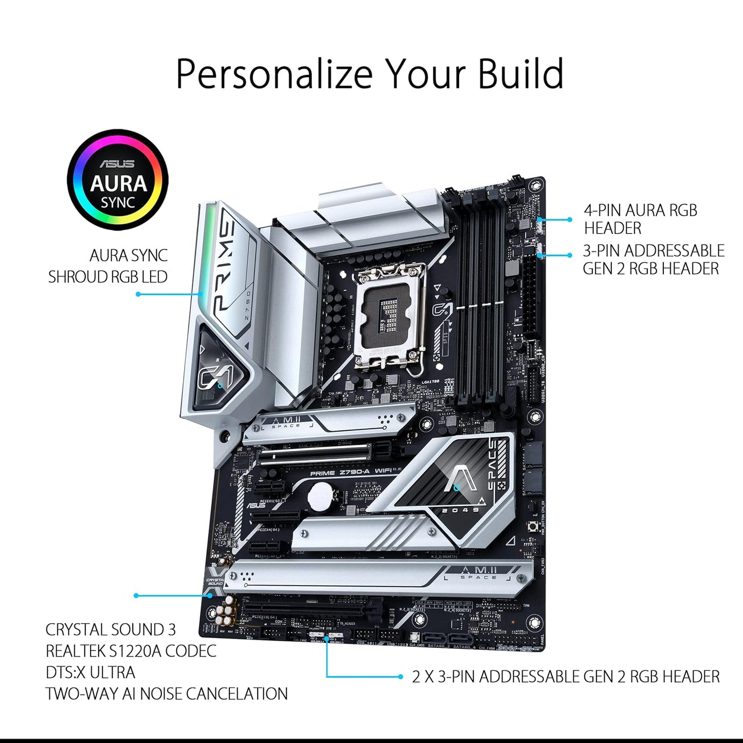 ASUS Z790-A PRIME CSM WIFI DDR5 INTEL LGA1700 MOTHERBOARD