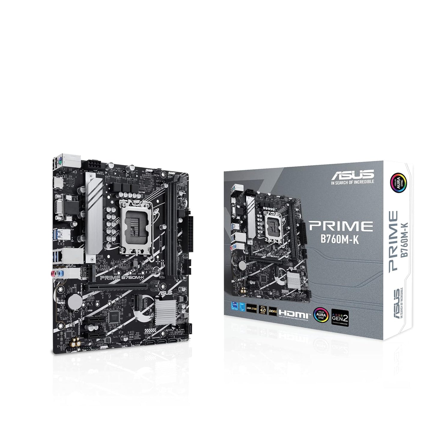 ASUS PRIME B760M-K, AN INTEL B760 LGA 1700 MATX MOTHERBOARD