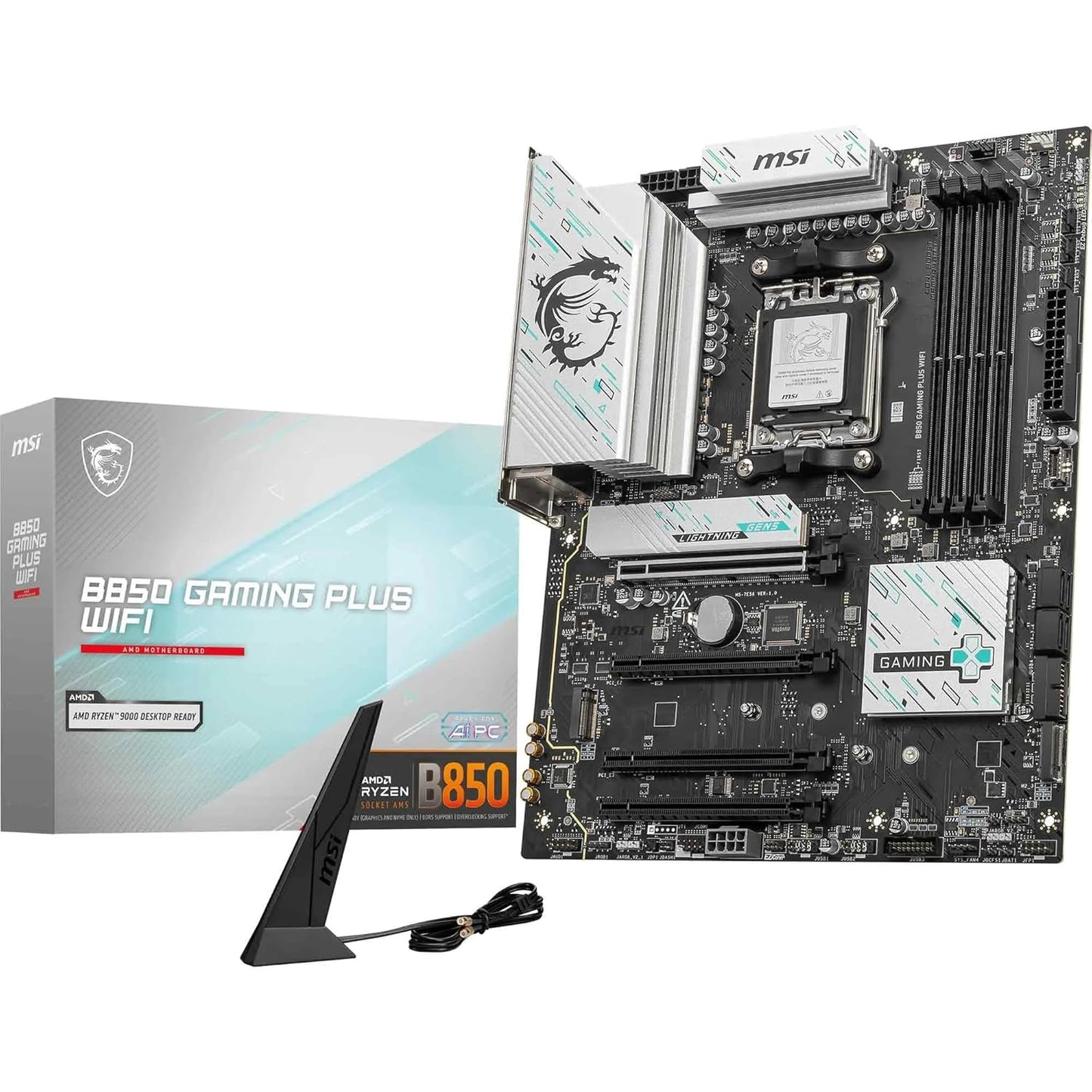 MSI B850M DDR5 GAMING PLUS WIFI MOTHERBOARD
