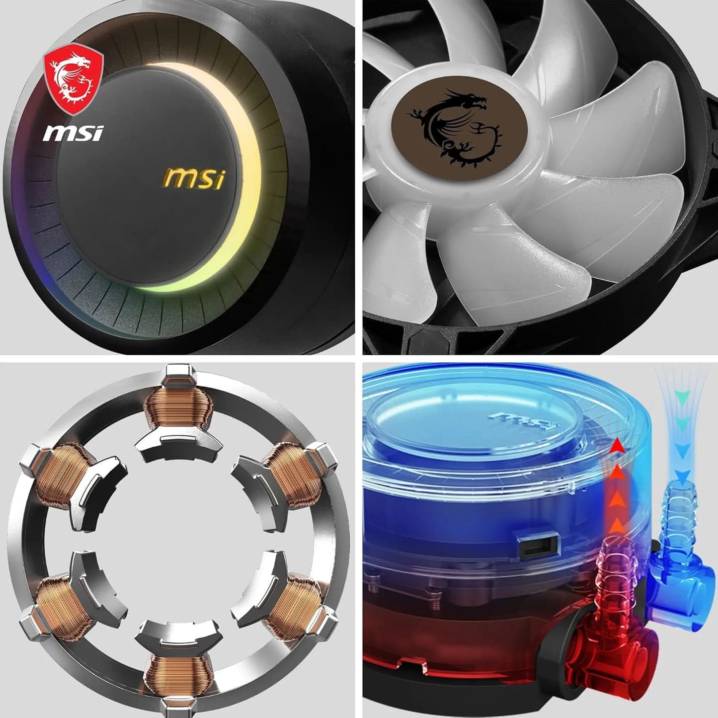 MSI MAG CORELIQUID E240 AIO CPU LIQUID COOLER BLACK