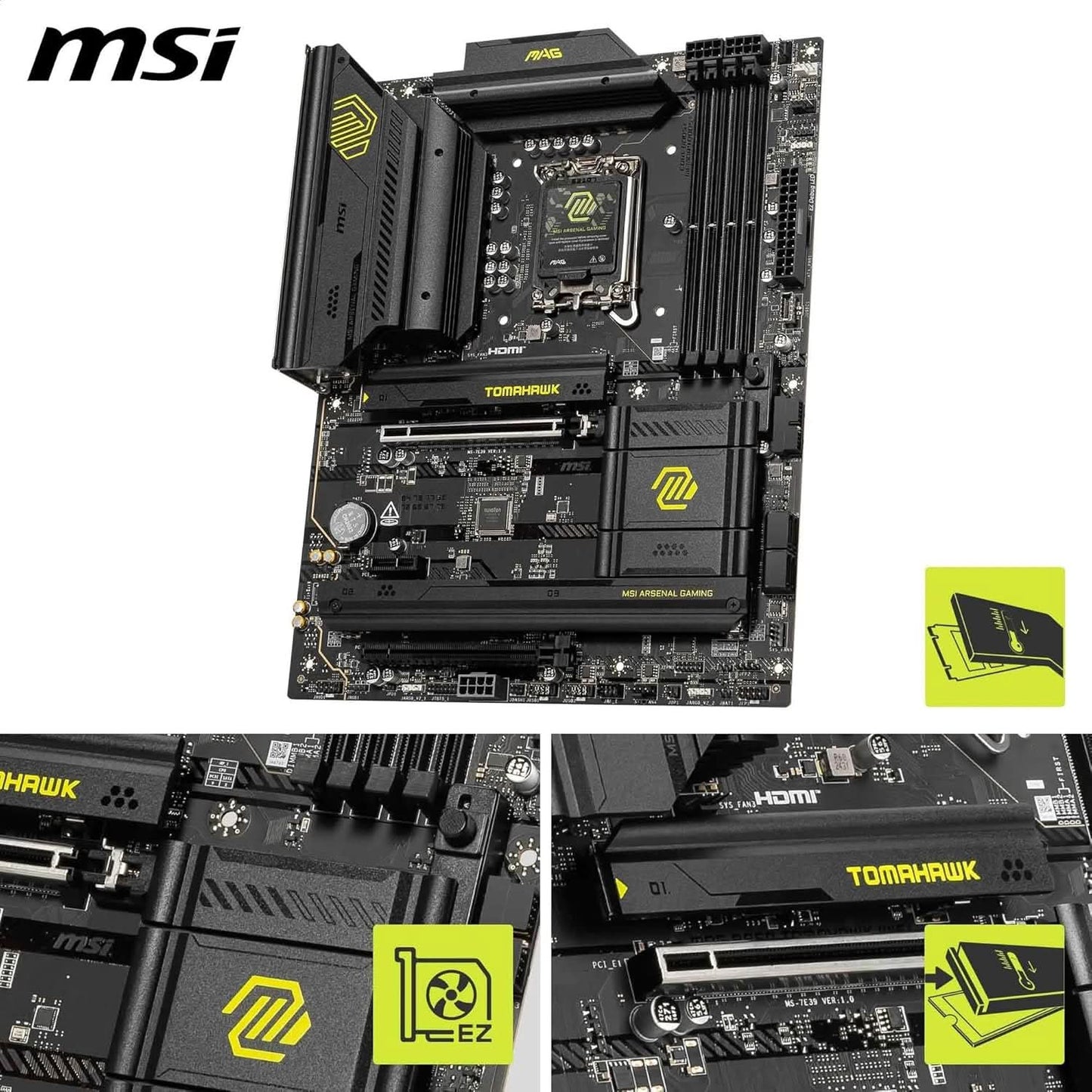 MSI MAG B860 TOMAHAWK WIFI MOTHERBOARD