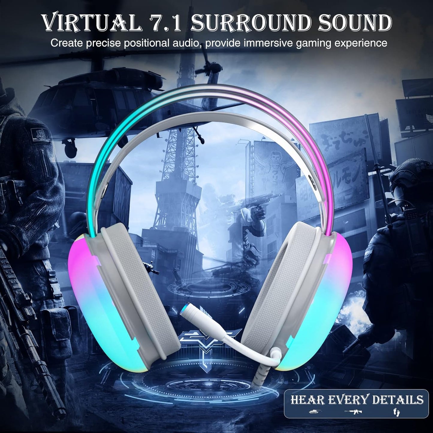 AULA S605 GREEN GAMING HEADSET