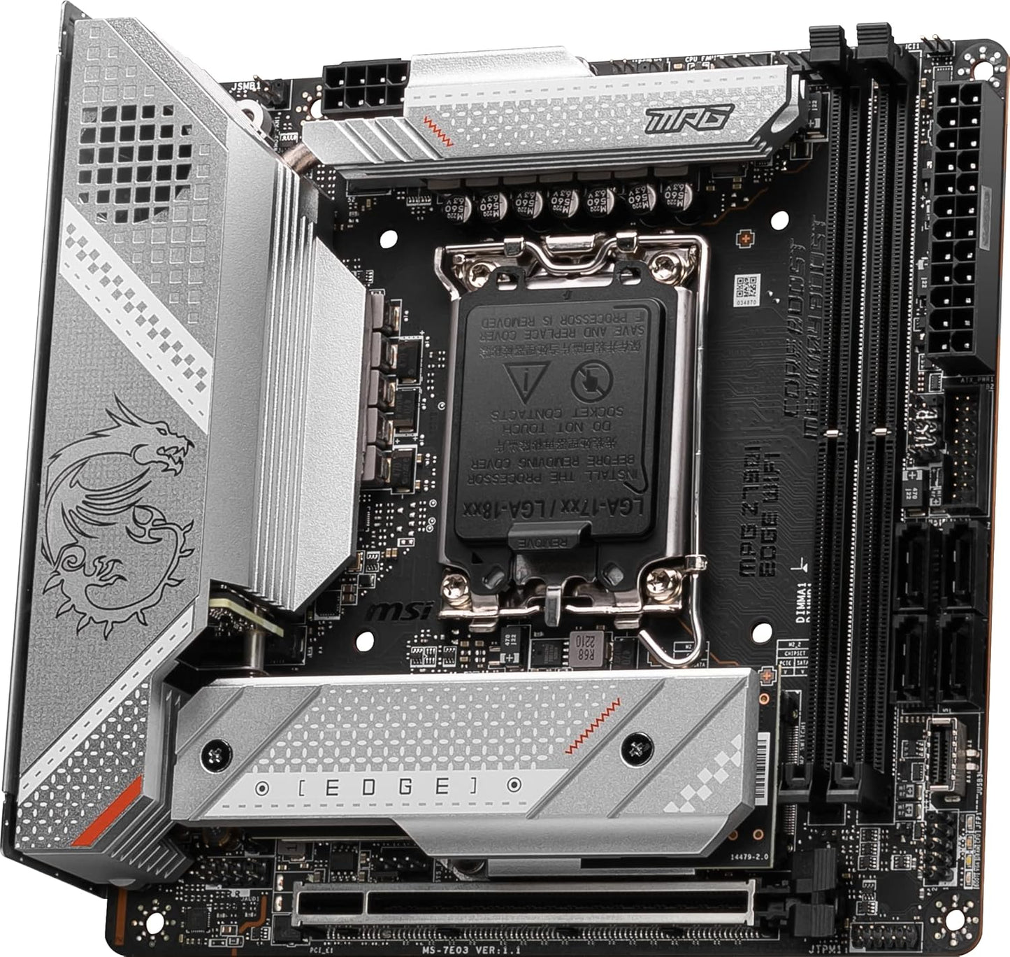 MSI MPG Z790I EDGE WIFI MOTHERBOARD