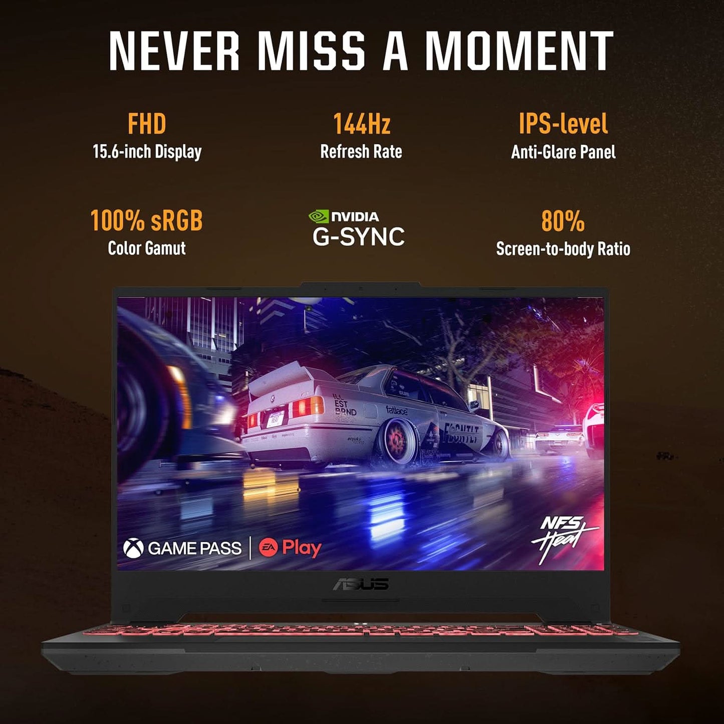 ASUS TUF GAMING A15, 15.6 INCH FHD 144HZ 250NITS, AMD RYZEN 9 8945H PROCESSOR, GAMING LAPTOP (16GB RAM/1TB SSD/NVIDIA GEFORCE RTX 4060/WINDOWS 11/OFFICE HOME/MECHA GRAY/2.2 KG), FA507UV-LP137WS