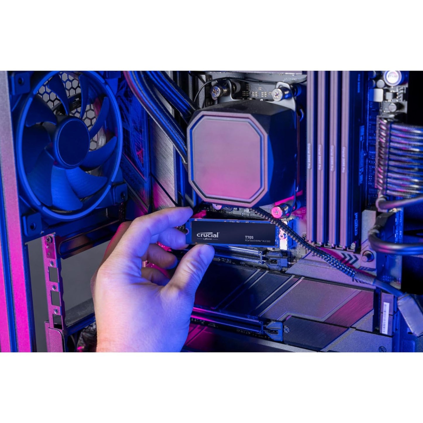 CRUCIAL T705 2TB PCIE GEN5 NVME M.2 SSD CT2000T705SSD3