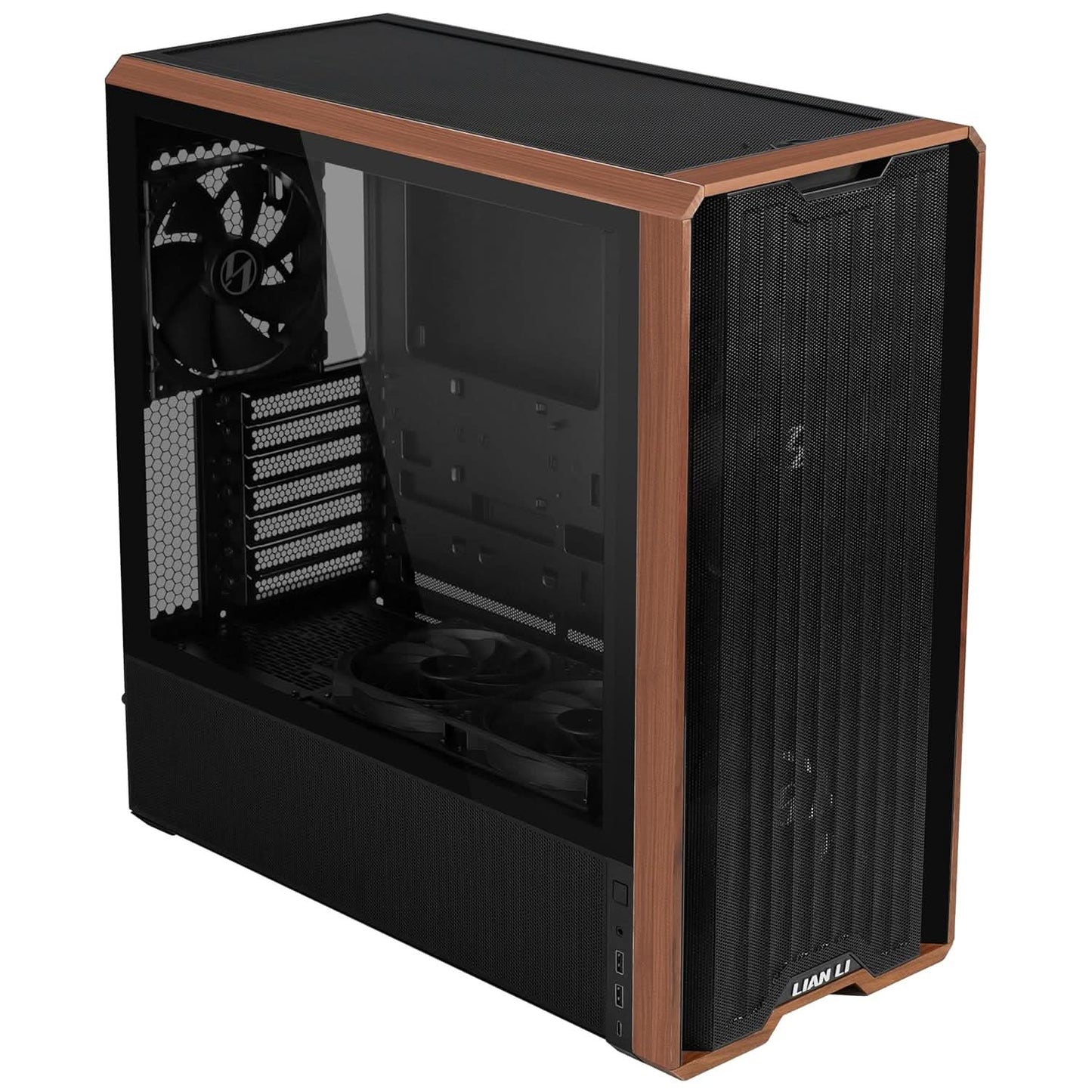 LIAN LI LANCOOL 217 MID-TOWER GAMING CABINET - BLACK ( G99.LAN217X.IN)