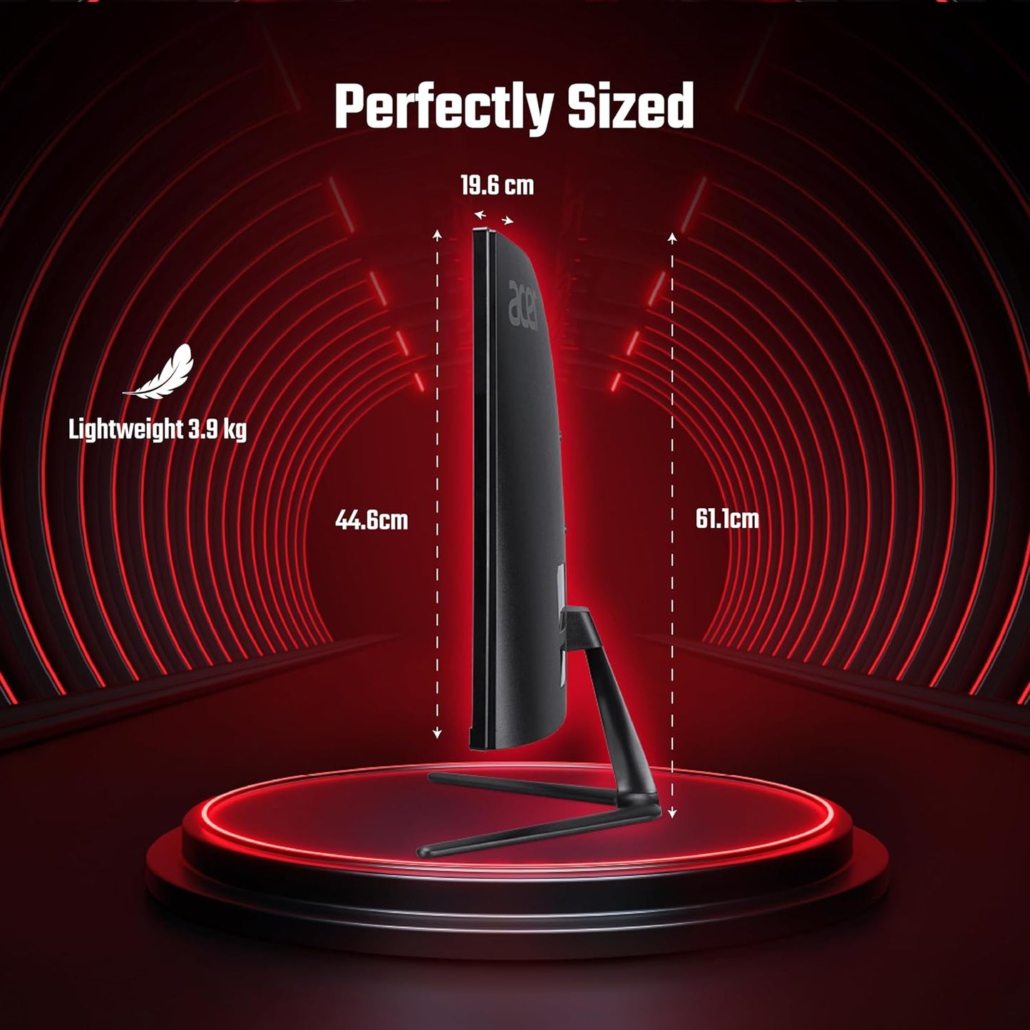 ACER ED270 X2 27 INCH FULL HD 1500 R CURVED GAMING BACKLIT LED LCD MONITOR