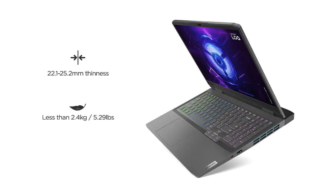 LENOVO LOQ 12TH GEN, 39.62CMS - INTEL I5 (STORM GREY)
