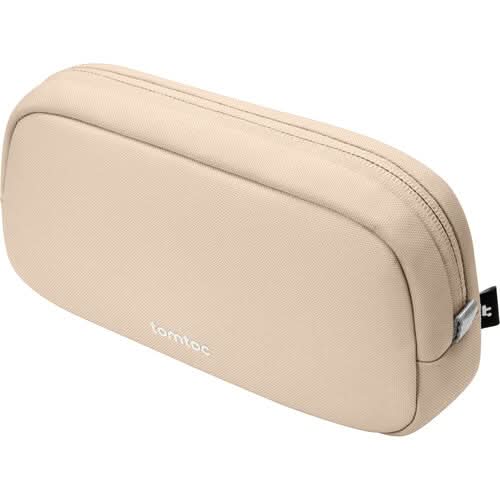 TOMTOC LIGHT-T12 ELECTRONIC ACCESSORY POUCH 1L-BEIGE