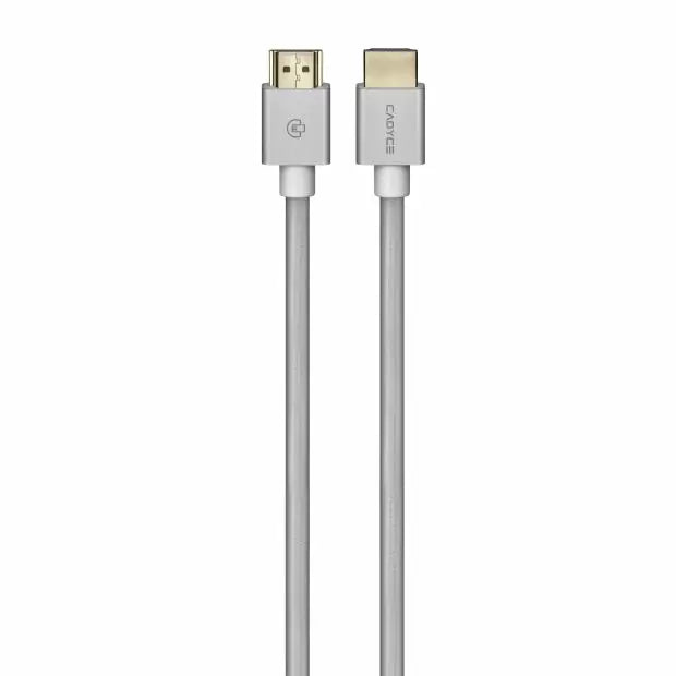 CADYCE HIGH SPEED 8K HDMI COTTON BRAIDED CABLE WITH ETHERNET (1.M) CA-8KHDC