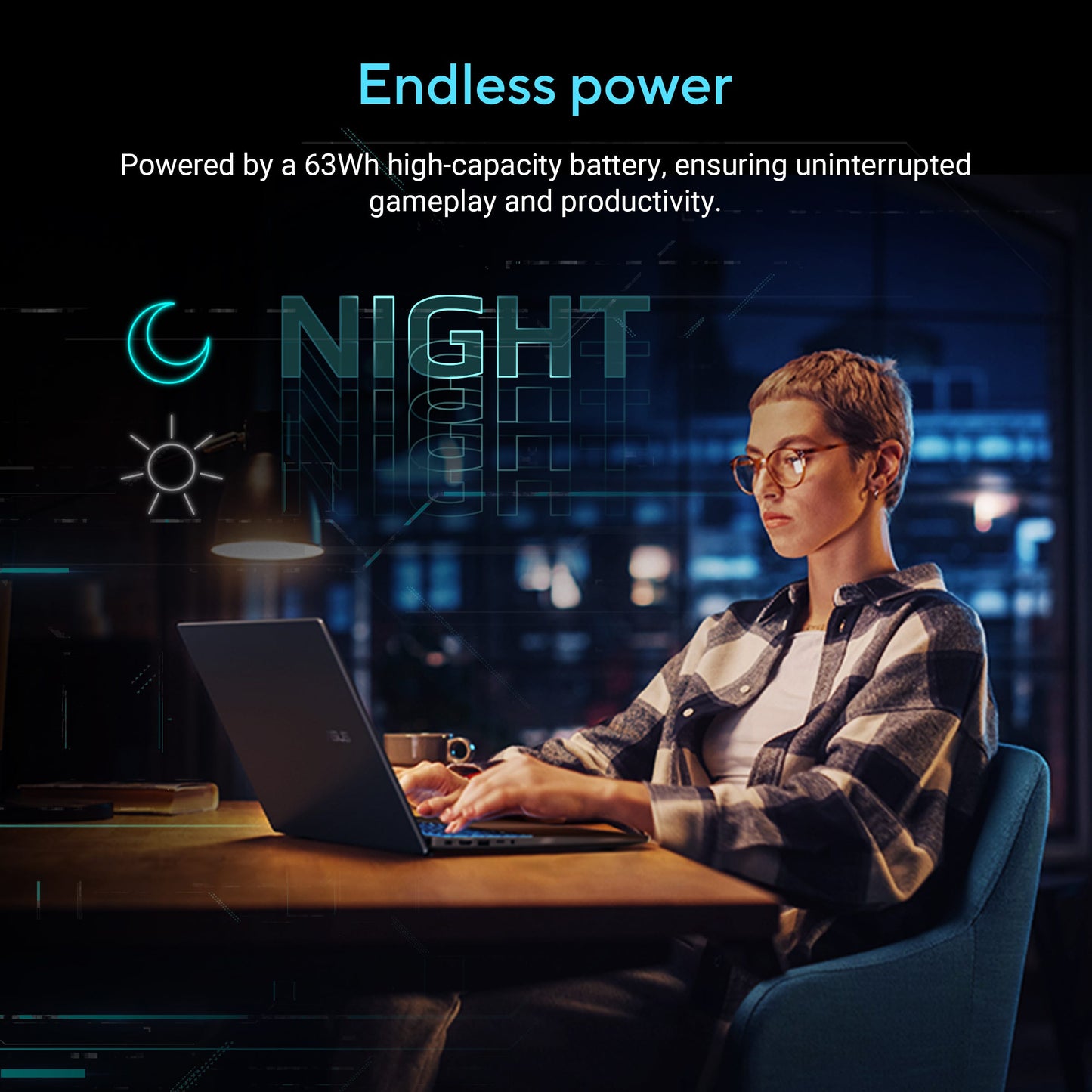 ASUS GAMING V16, GAMING LAPTOP, INTEL CORE 7 240H (16GB/512GB/RTX 4050/40.64 CMS (16) WUXGA/WINDOWS 11 HOME/OFFICE HOME 2024 + M365 BASIC (1 YEAR VALIDITY) V3607VU-RP275WS