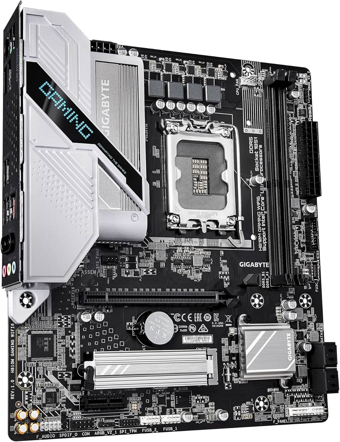 GIGABYTE H810M GAMING WIFI6 LGA 1851 DDR5 MOTHERBOARD