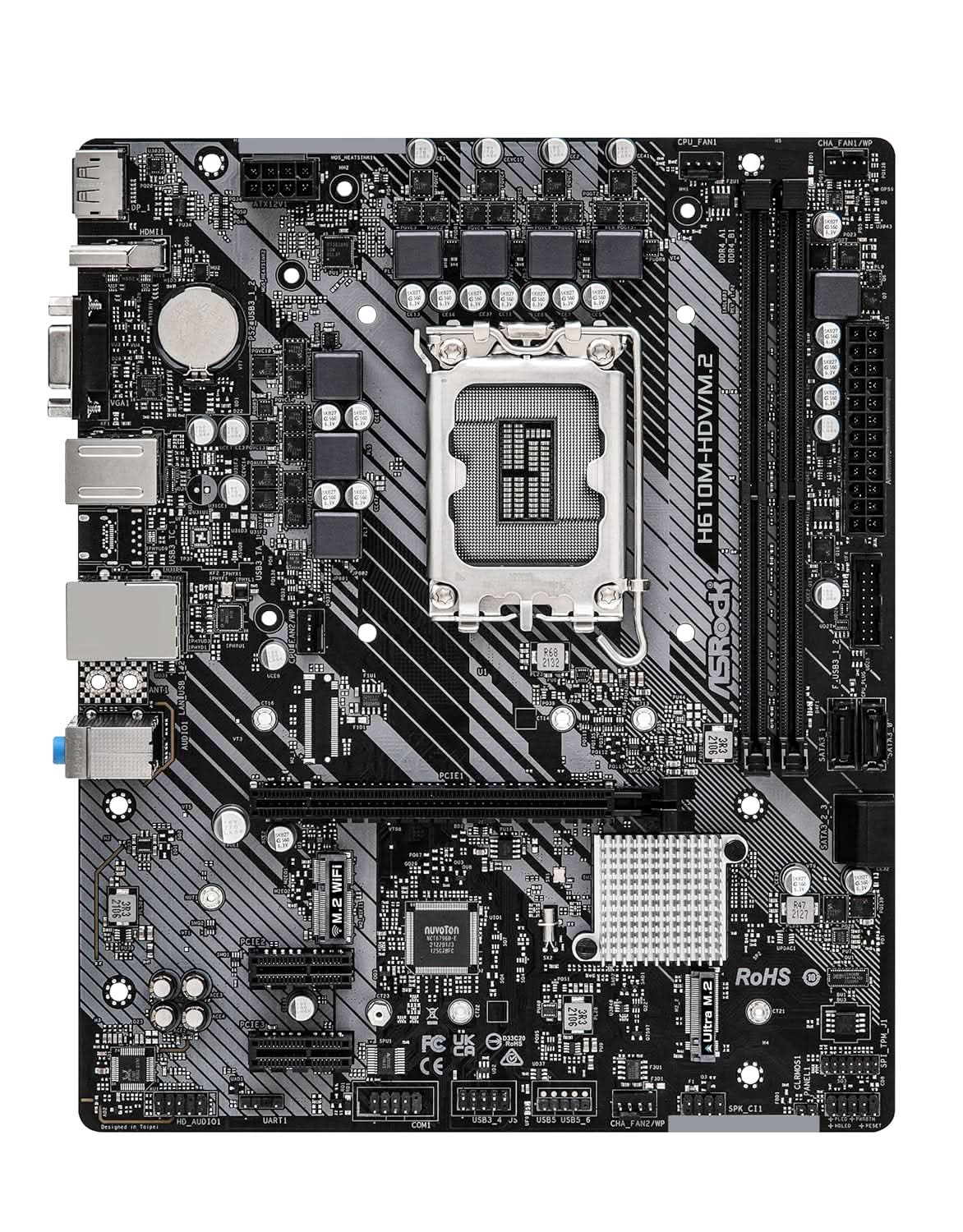 ASROCK H610M-HDV/M.2 MICROATX MOTHERBOARD
