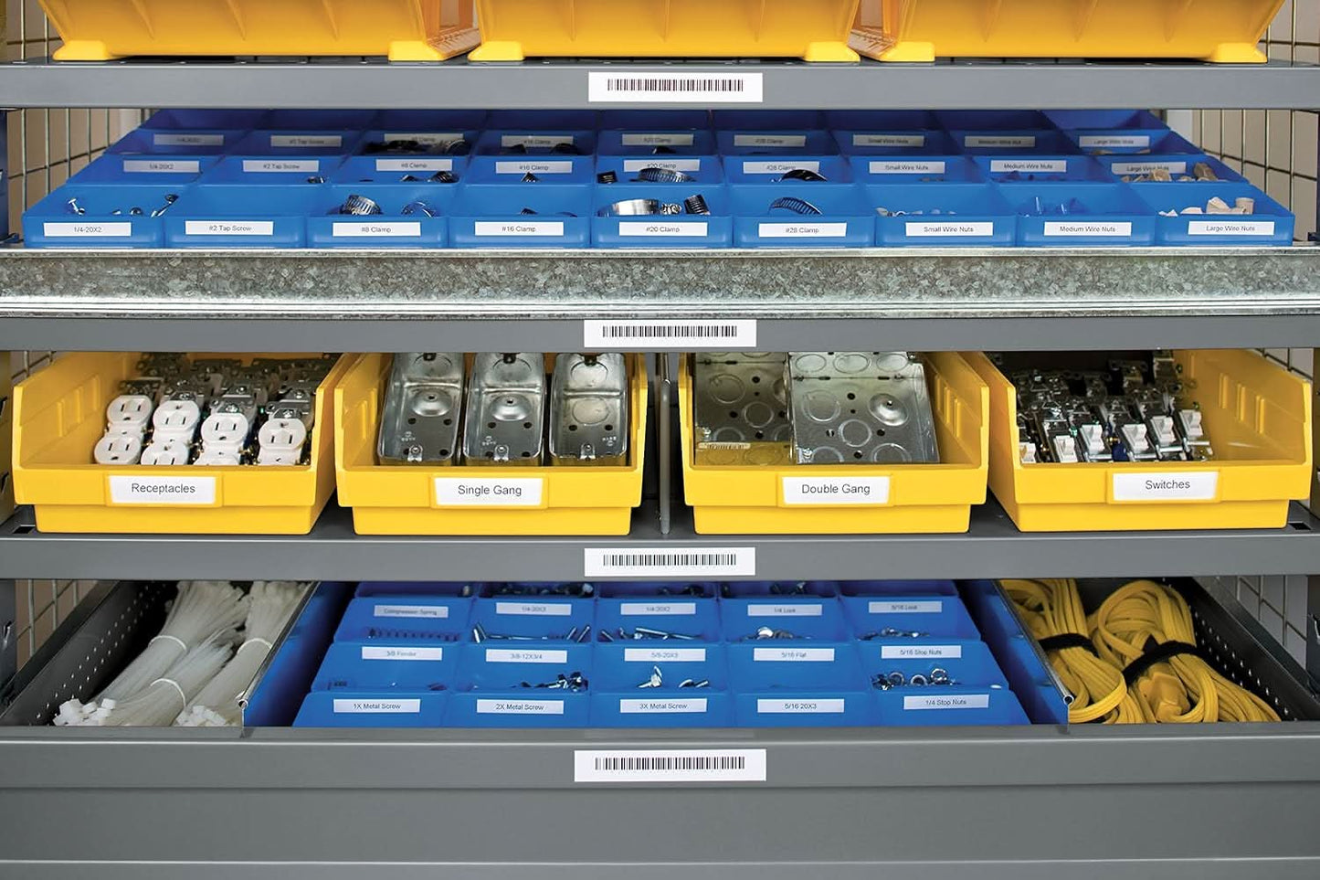 DYMO RHINO IND 12 MM VINYL TAPE WHITE