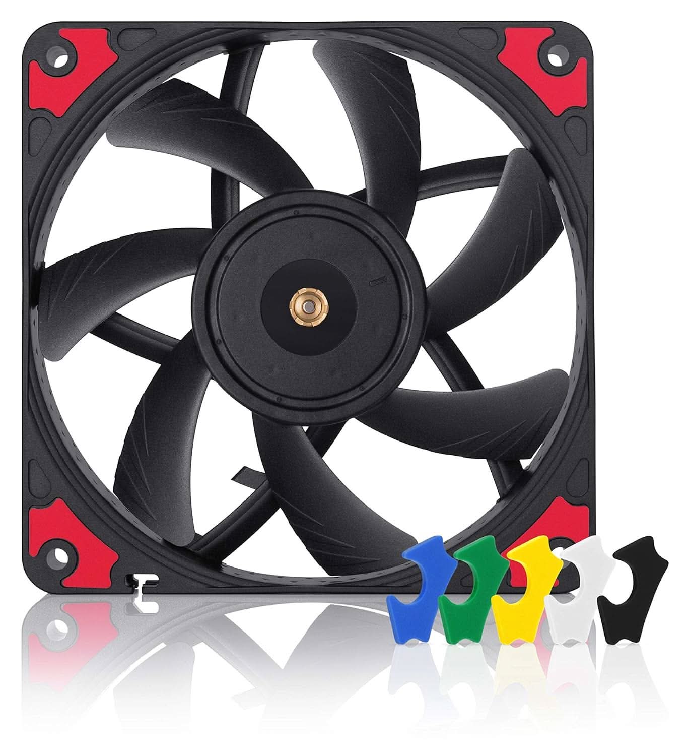 NOCTUA NF-A12X15 PWM CHROMAX.BLACK.SWAP, PREMIUM QUIET SLIM FAN, 4-PIN (120X15MM, BLACK)