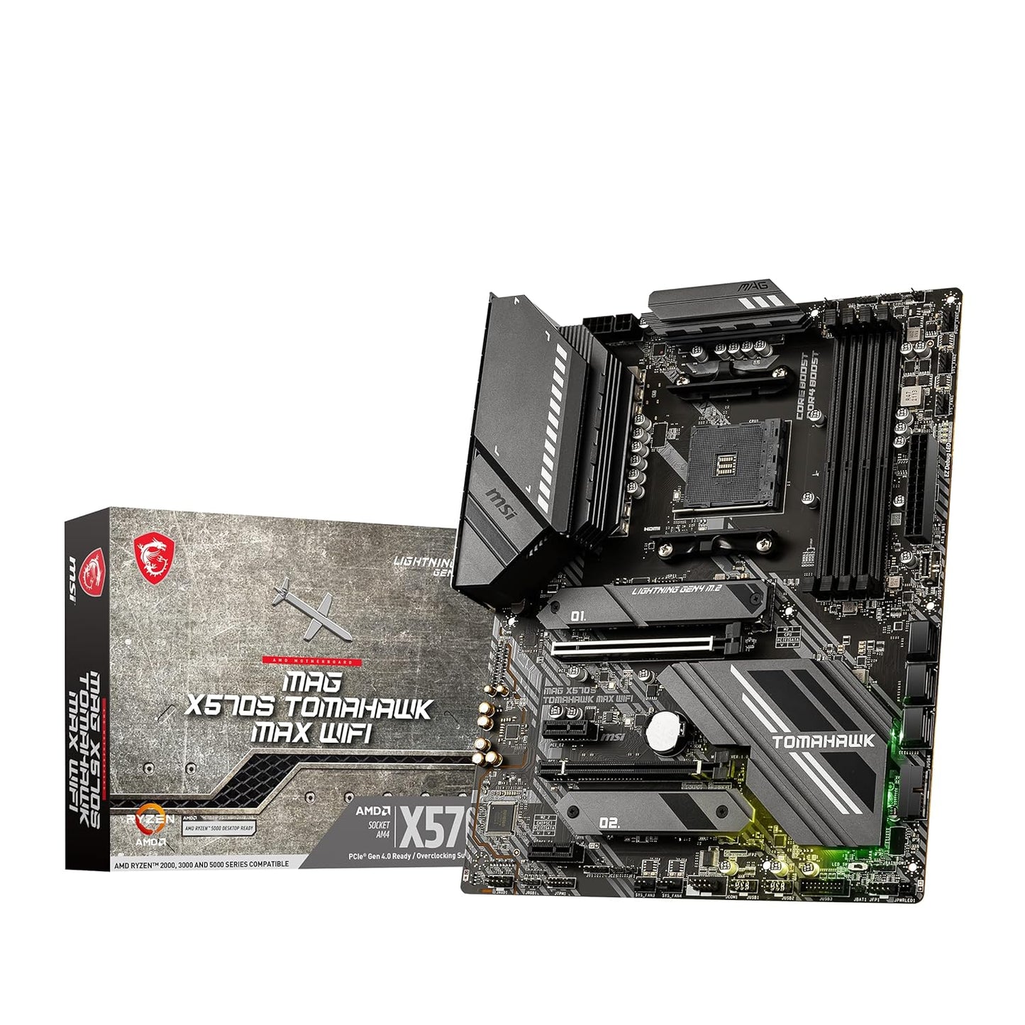MSI MAG X570S TOMAHAWK MAX WIFI AMD AM4 MOTHERBOARD