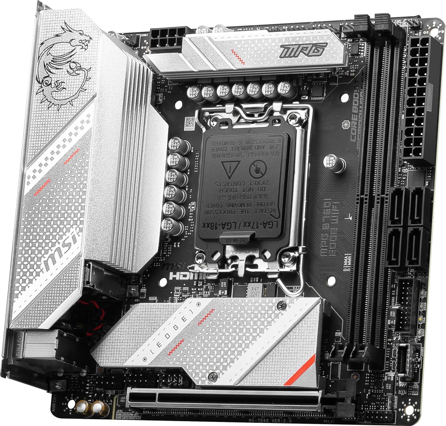 MSI MPG B760I EDGE WIFI MOTHERBOARD