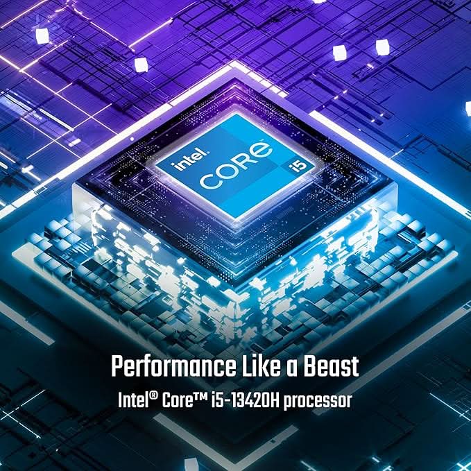 acer Nitro Lite 16, 13th Gen, Intel Core i5-13420H Processor,NVIDIA GeForce RTX 3050-6 GB GDDR6, 16GB/ 512 GB, 16.0"/40.64 cm, 165 Hz, Win 11 Home, White, 1.95 kg, NL16-71G, Backlit KB,Gaming Laptop