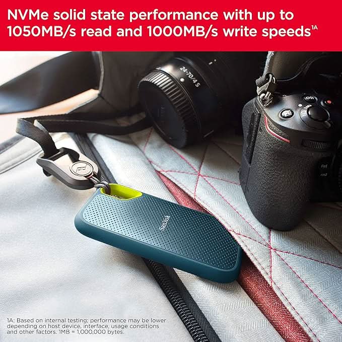SanDisk Extreme Portable SSD 2TB SDSSDE61-2T00-I25M